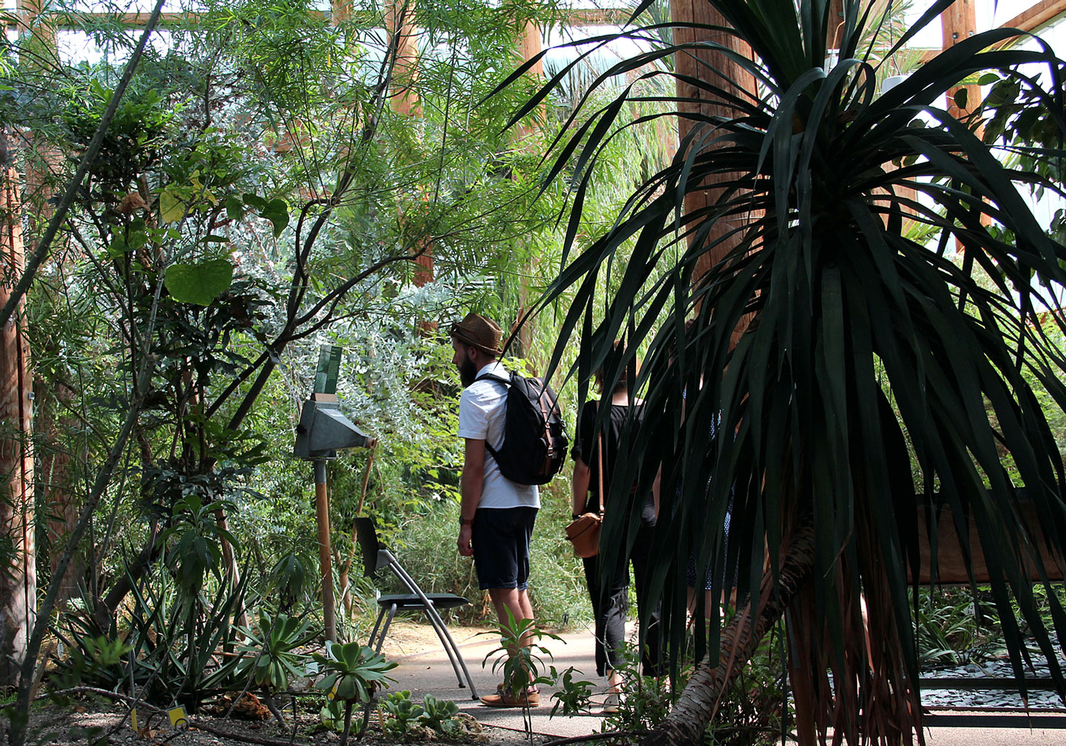 Têtes à têtes nature au jardin botanique de Bordeaux