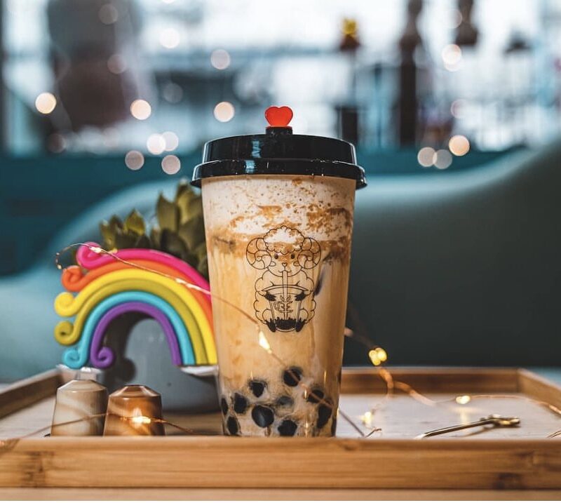 Un bubble tea au salon de thé Quoi Thé