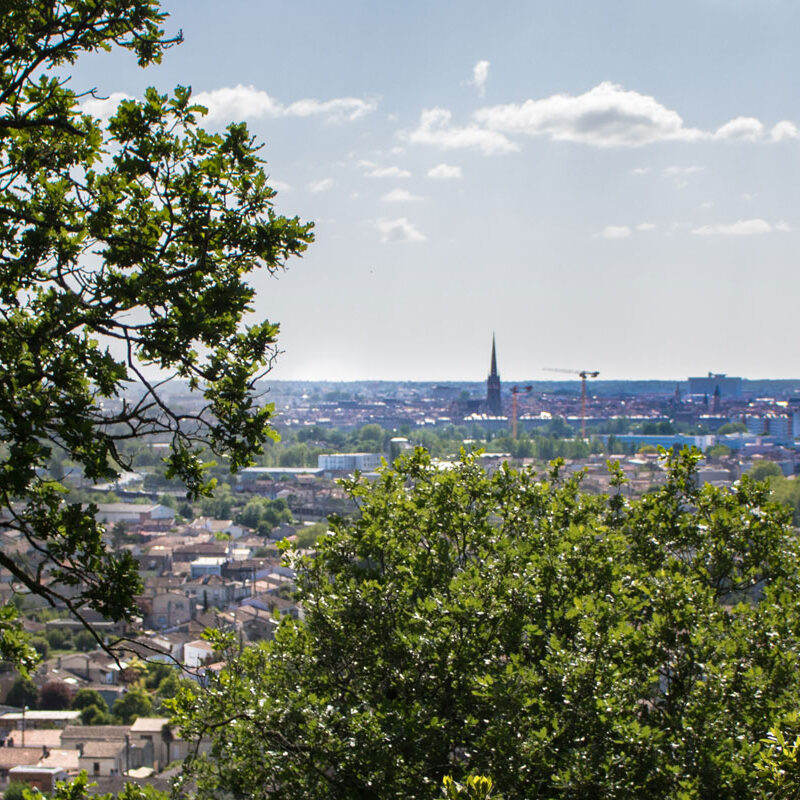 Vue du Parc du Cypressat - Rive droite - Bordeaux