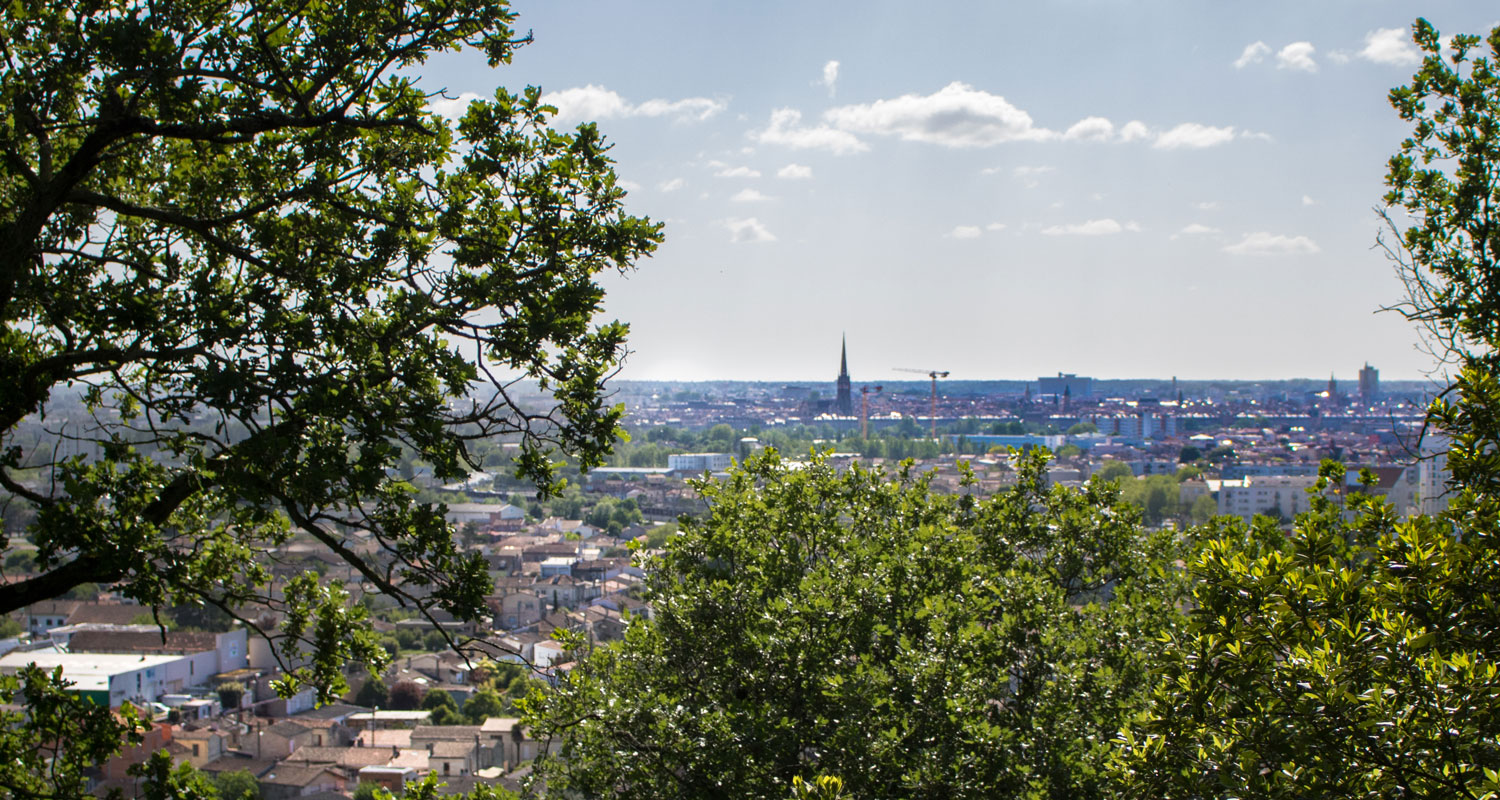 Vue du Parc du Cypressat - Rive droite - Bordeaux