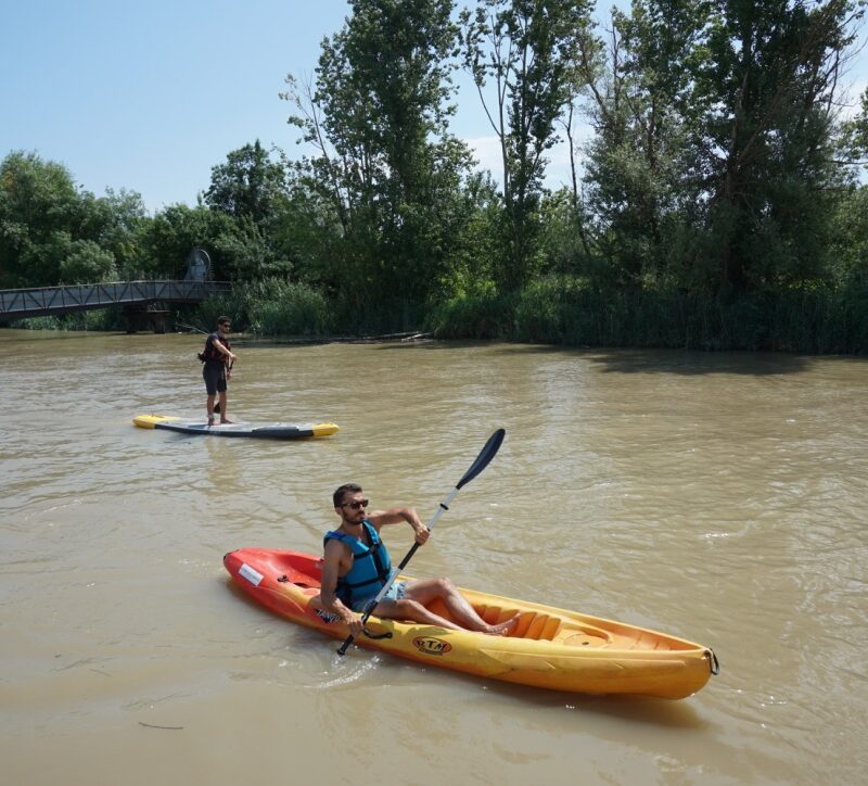 Stand up paddle sur la Garonne