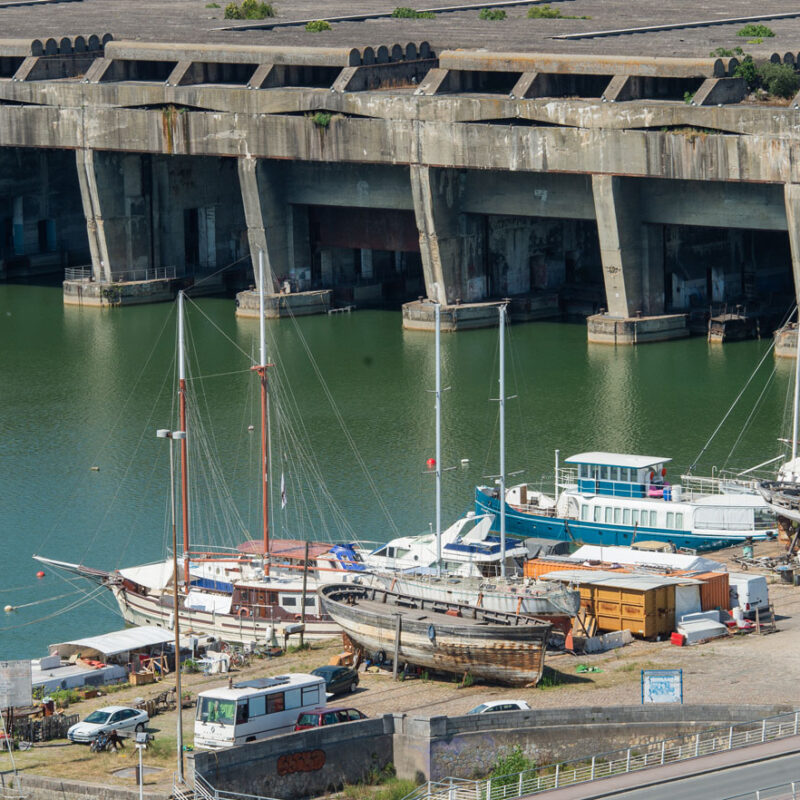 l'histoire de la base sous-marine à Bordeaux