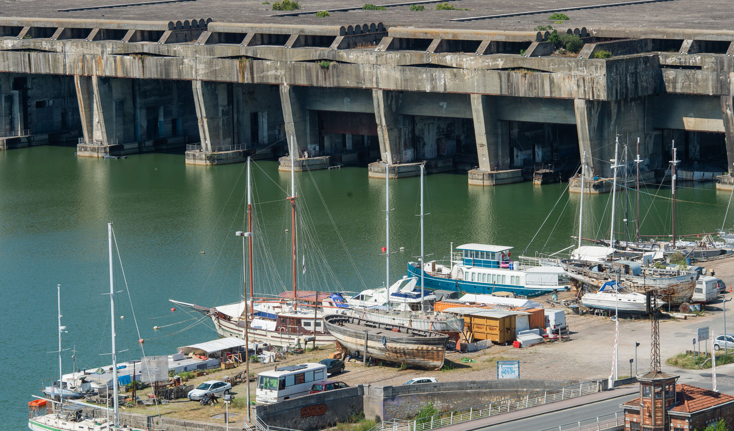 l'histoire de la base sous-marine à Bordeaux