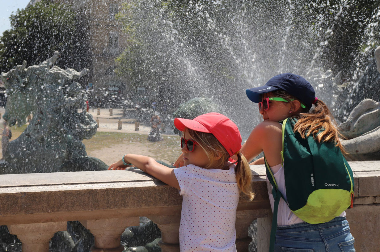 Bordeaux, un jour d’été avec les enfants