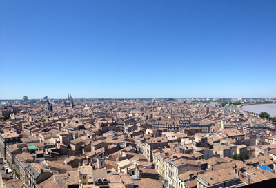 Vue de la flèce Saint Michel Boredaux