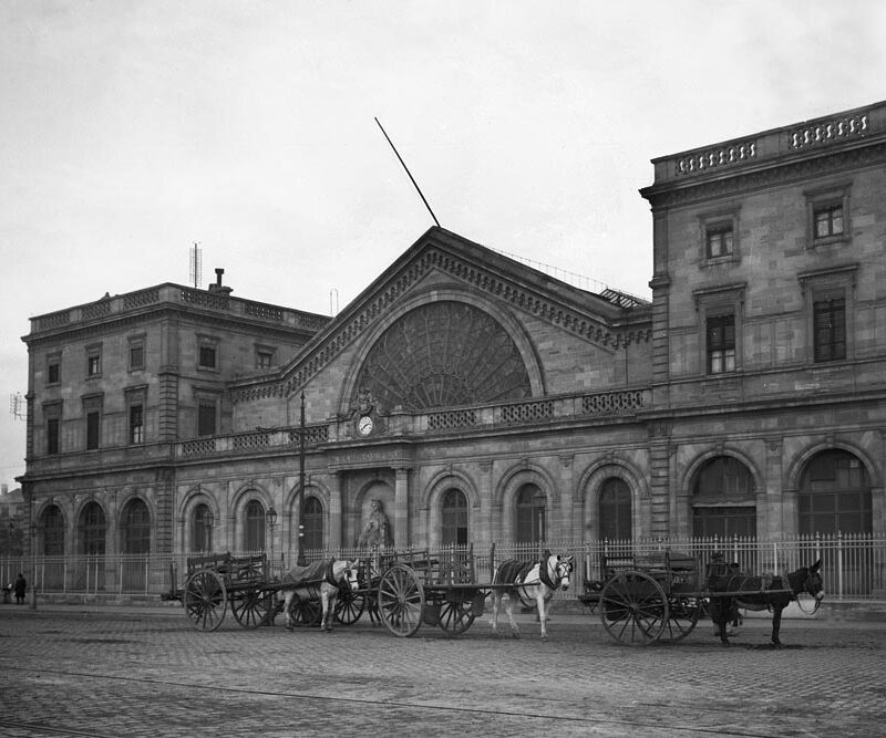 La gare d'orléans, rive droite de bordeaux avant