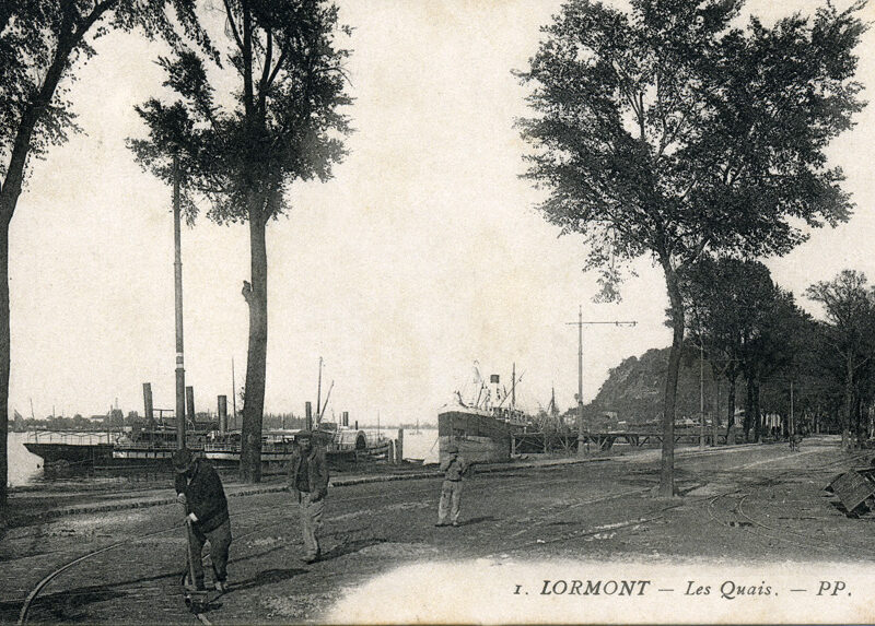 La rive droite de bordeaux, lormont, avant