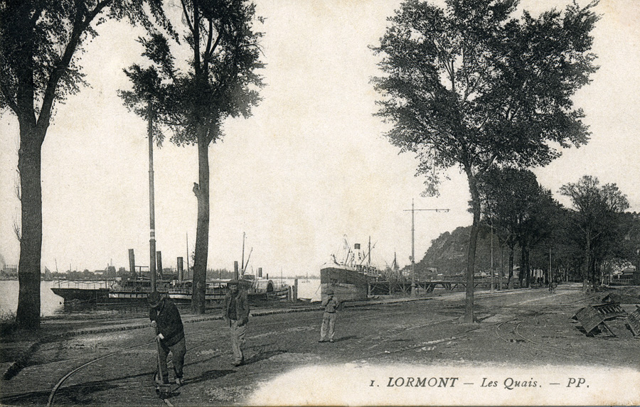 La rive droite de bordeaux, lormont, avant