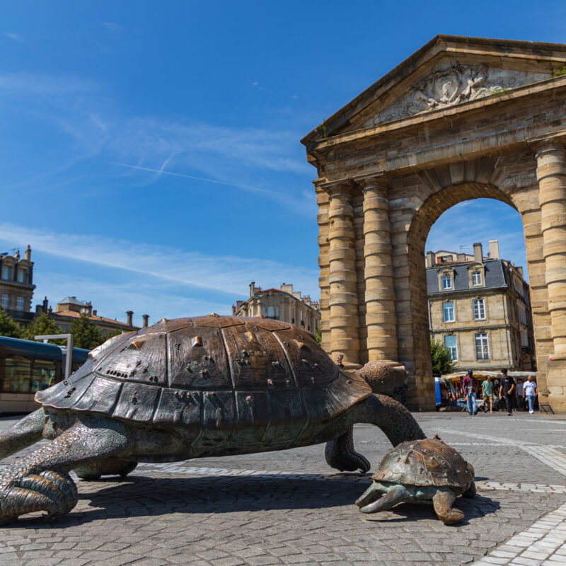 Place de la victoire à Bordeaux aujourd'hui