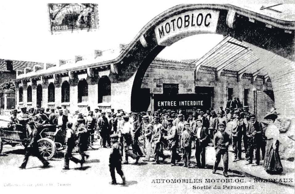 Motobloc à bordeaux rive droite