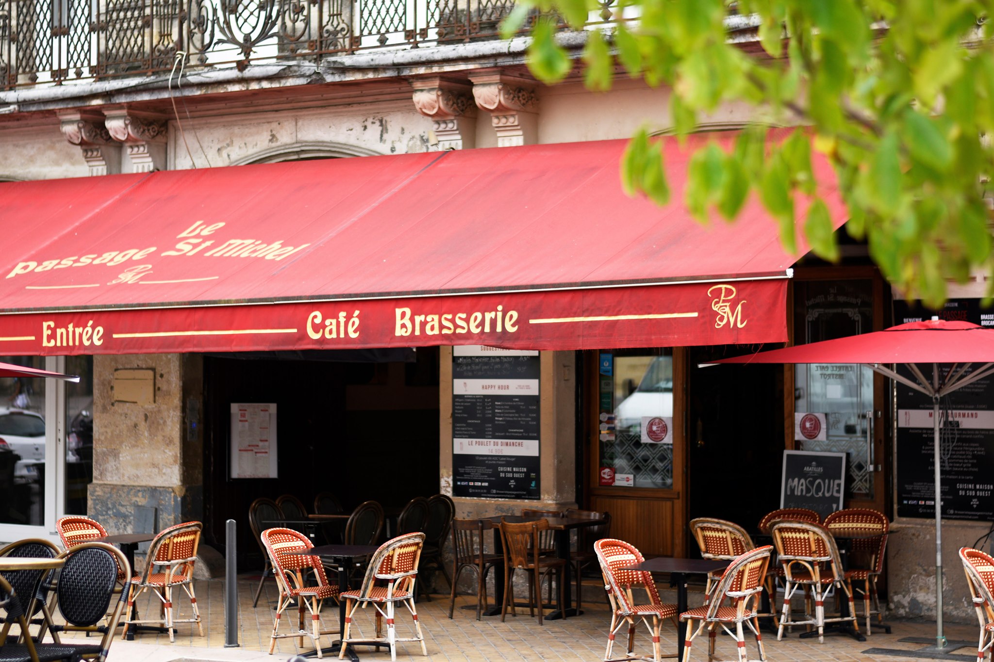café brasserie le passage saint michel bordeaux
