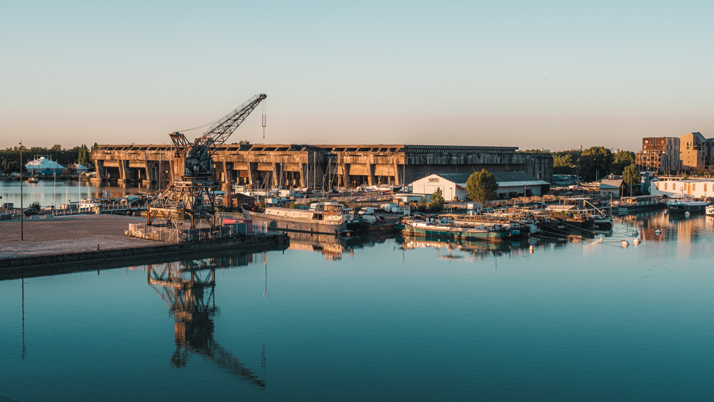 l'histoire de la base sous-marine à Bordeaux