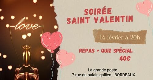 Quiz de Saint-Valentin à la Grande Poste