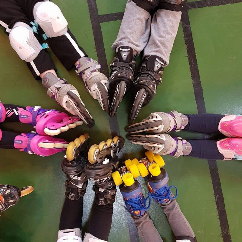 Cours de rollers enfants