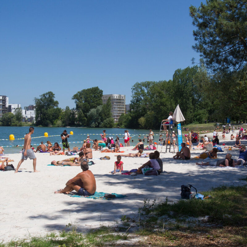 Plage du lac Bruges