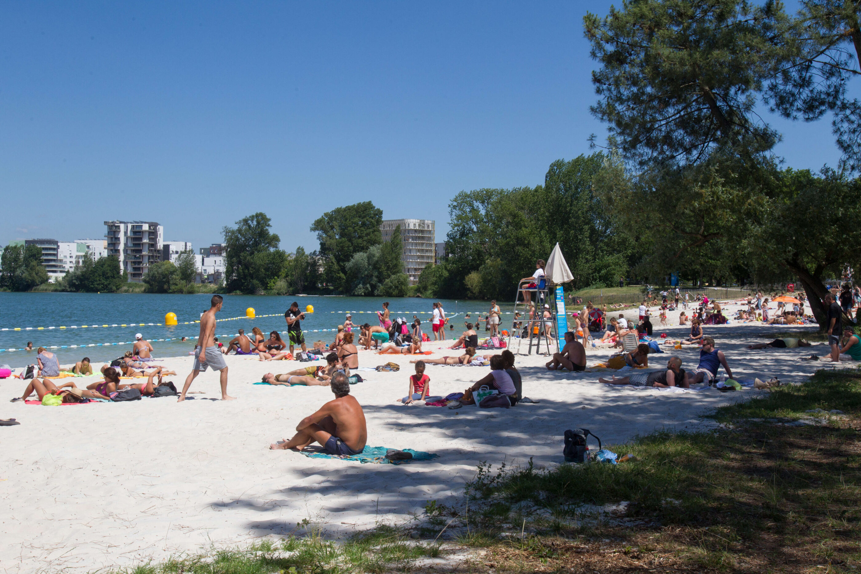 Plage du lac Bruges