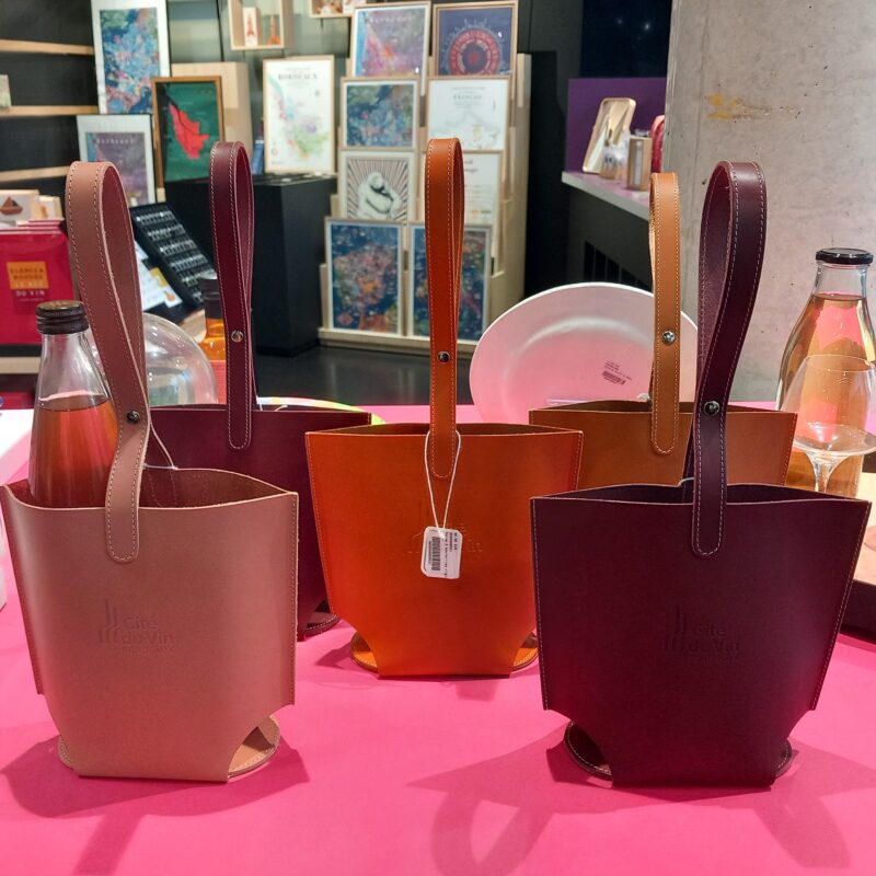 cadeau vin porte bouteille