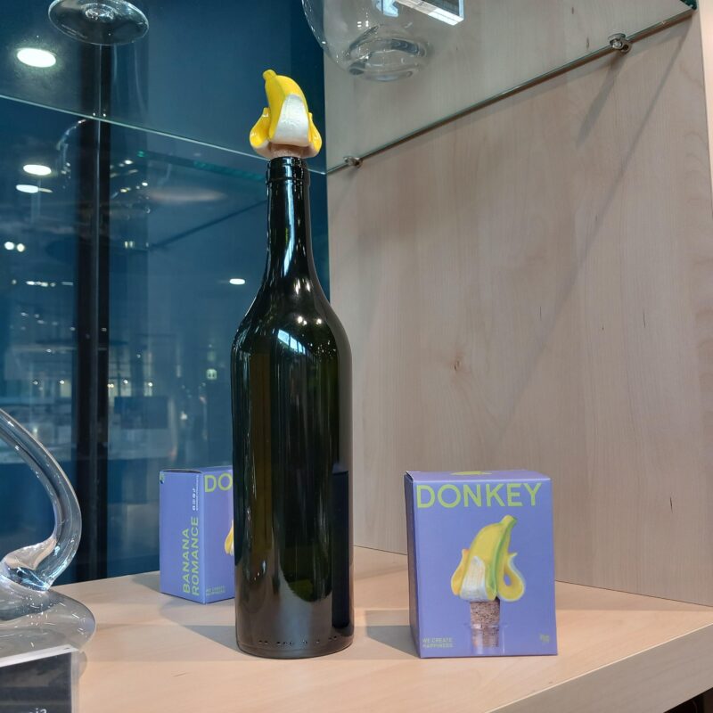 bouchon de bouteille de vin en forme de bannane