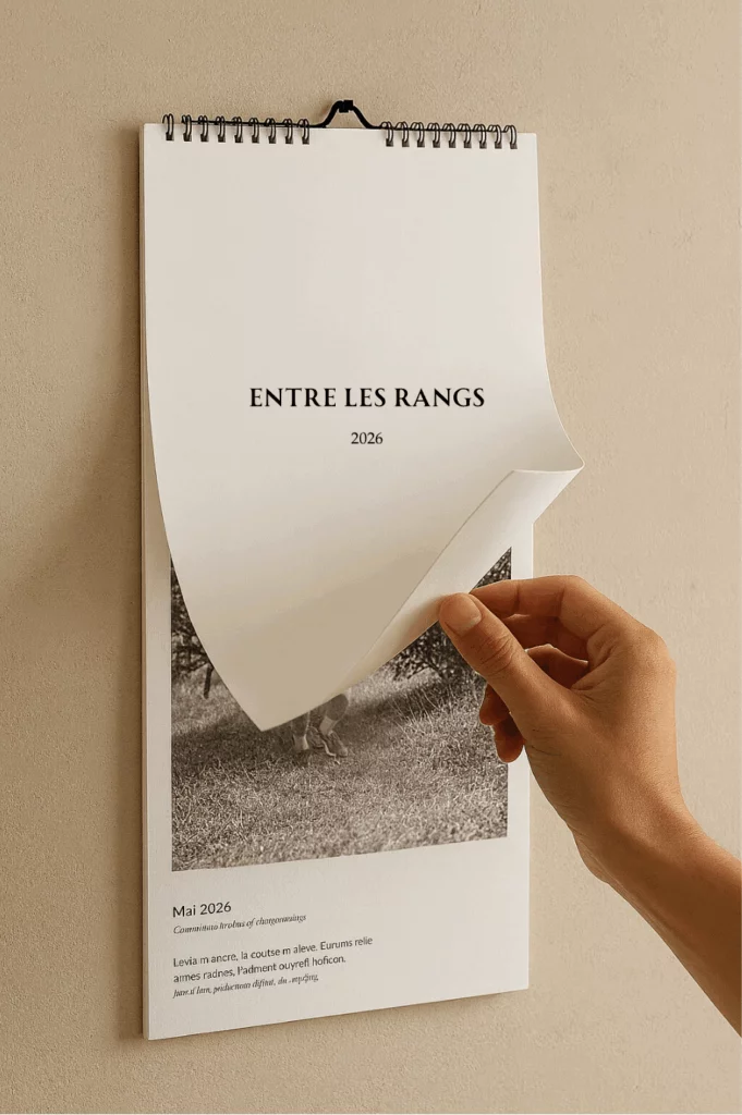 Calendrier Entre les rangs