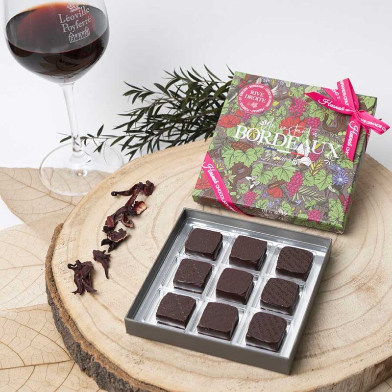 cadeaux vin chocolat hasnaa