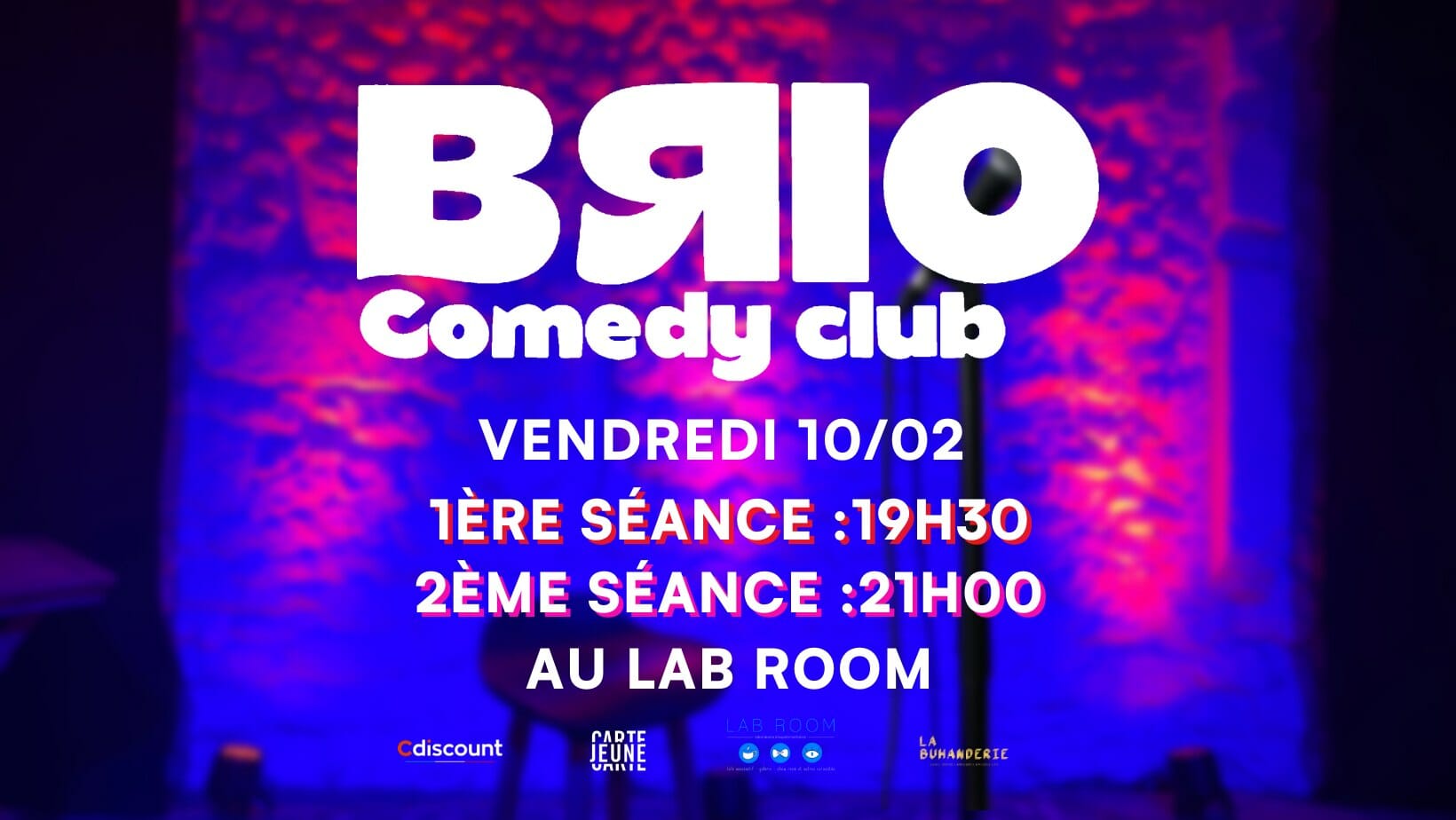 brio comedy club week-end février à Bordeaux