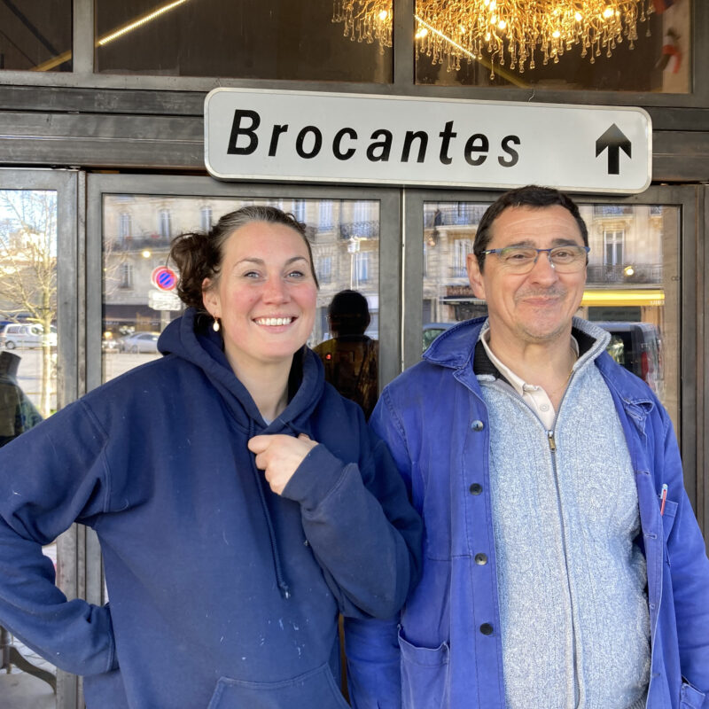 Sarah et Stéphane brocanteurs à St Michel