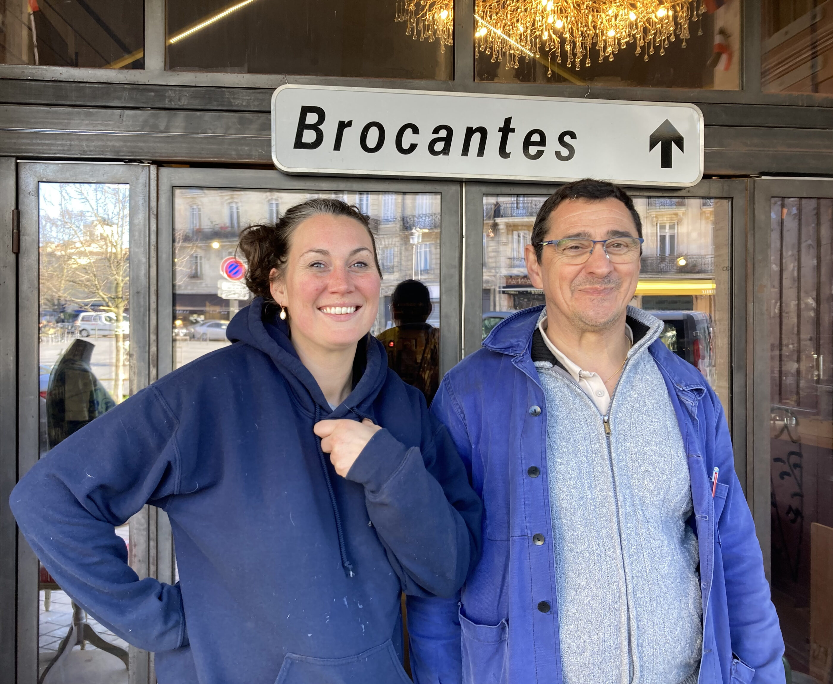 Sarah et Stéphane brocanteurs à St Michel