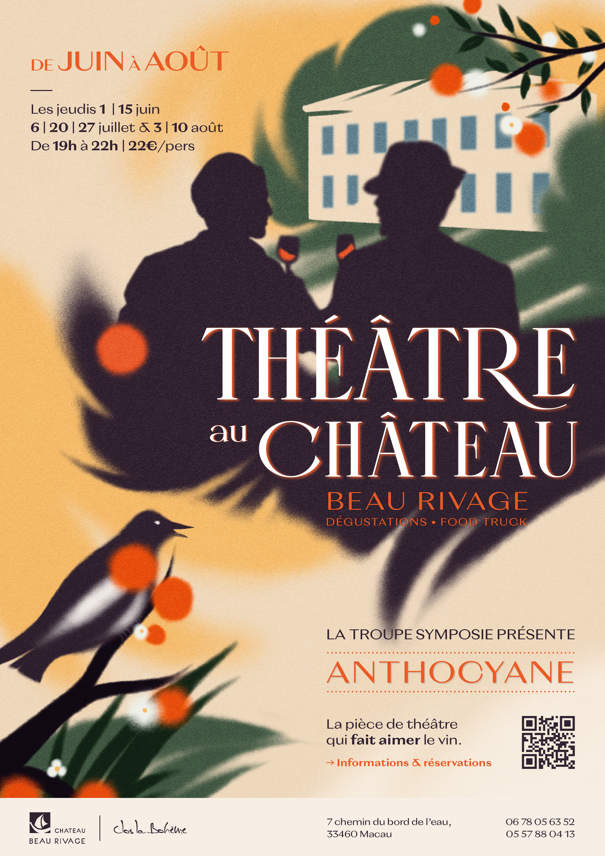 Théâtre au Château Beau Rivage & Clos La Bohème