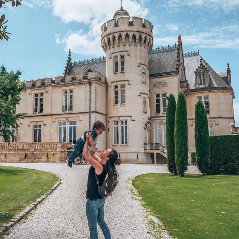 activité : visiter un château avec das enfants