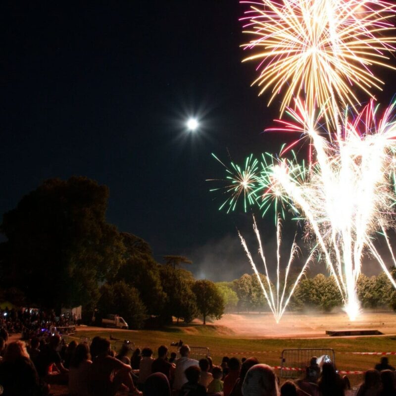 Feu d'artifice au parc Palmer