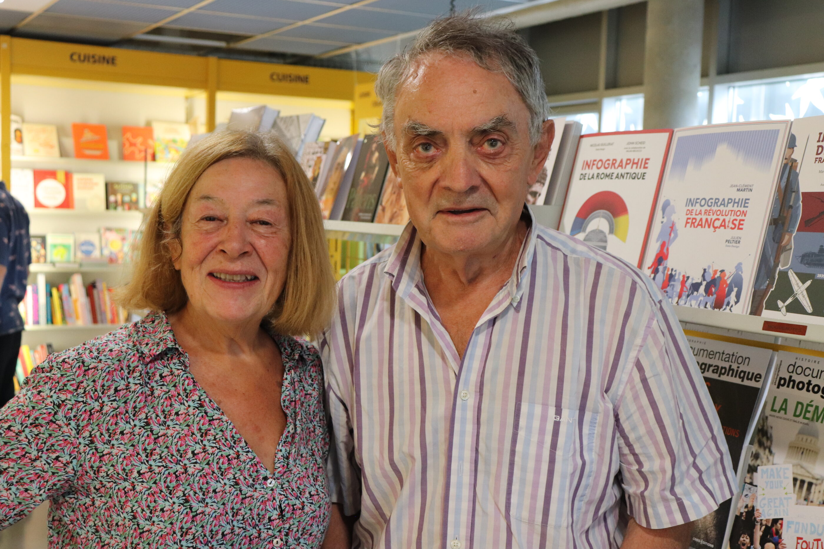 Josette et Michel Bory librairie Georges Talence