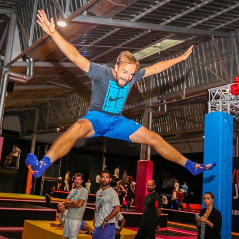 Team building trampoline park