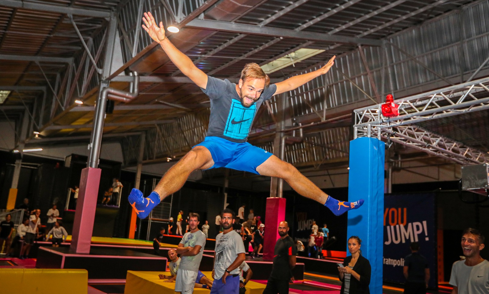 Team building trampoline park