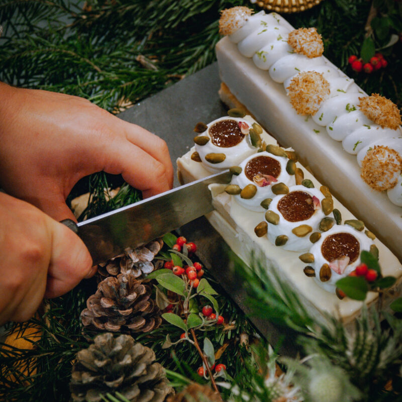 bûche de Noël Bordeaux Henriette & olga