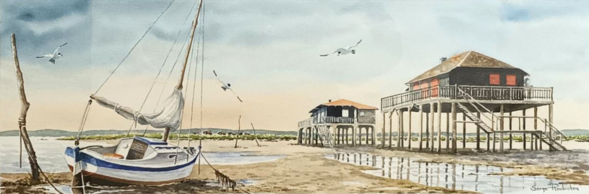 Peinture du Bassin d'Arcachon