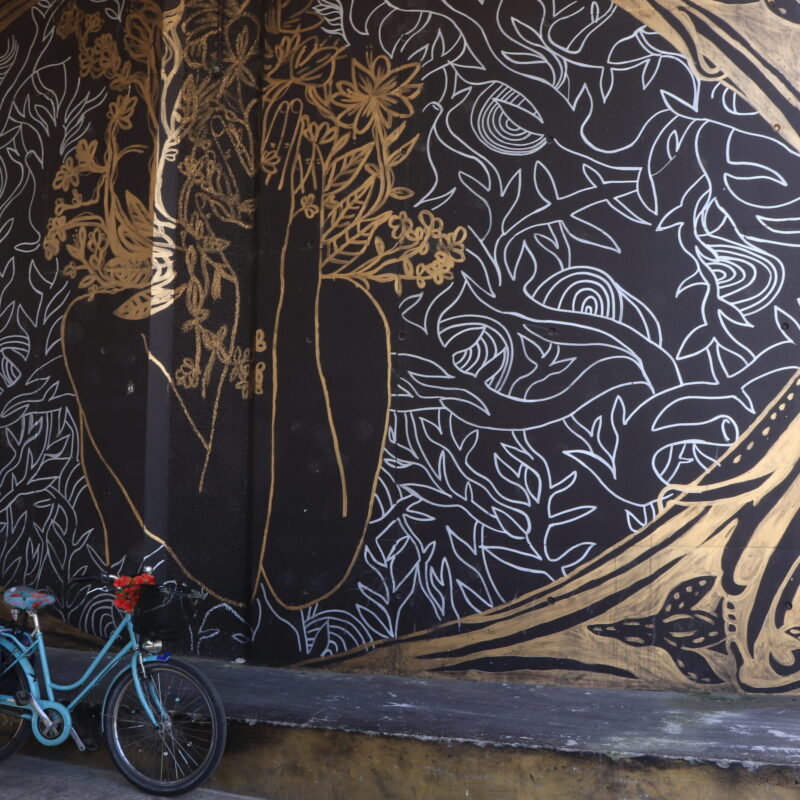 street art Delphine Delas pont du guilt
