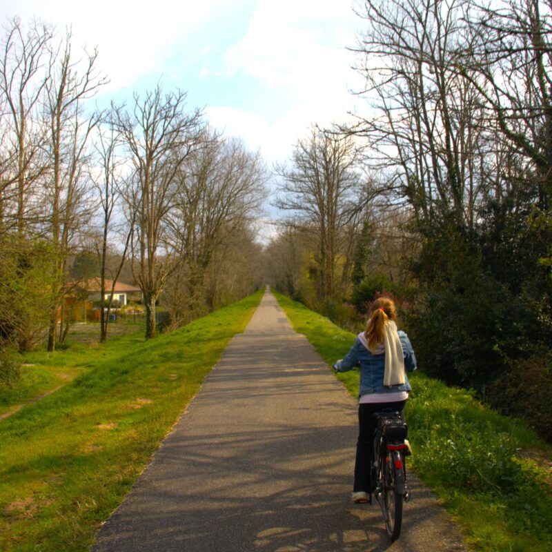 val de l'Eyre piste cyclable