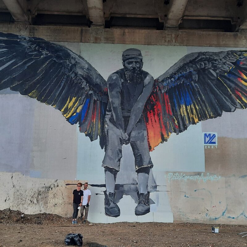 fresque mr myl bordeaux pont d'aquitaine