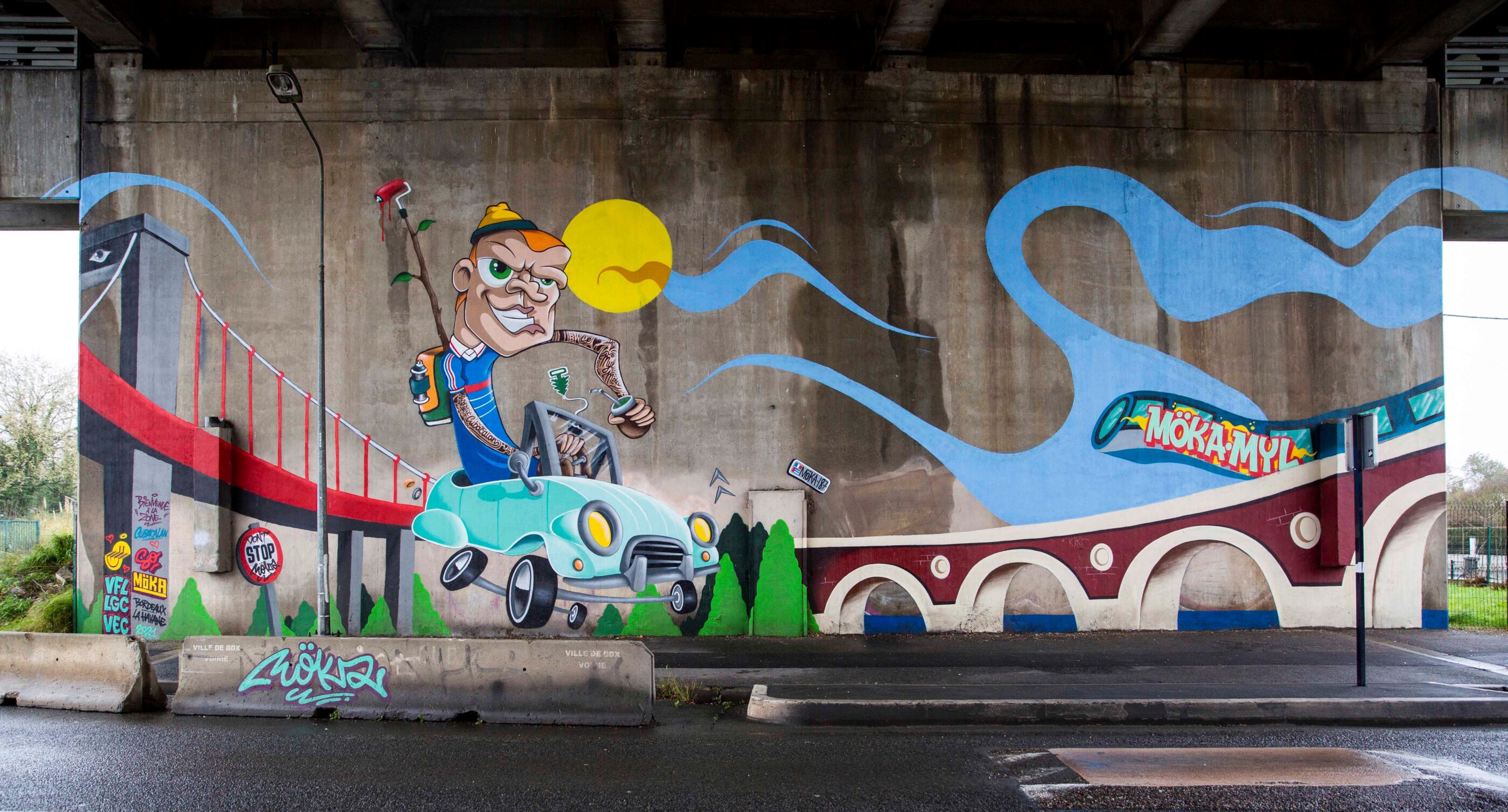 moka street artist bordeaux