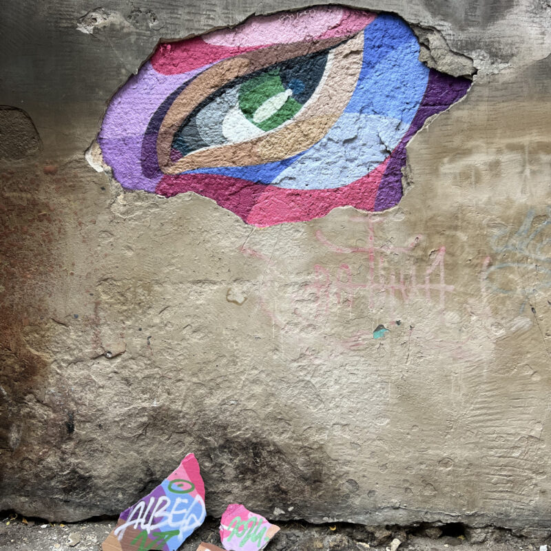 Œil street-art Alber
