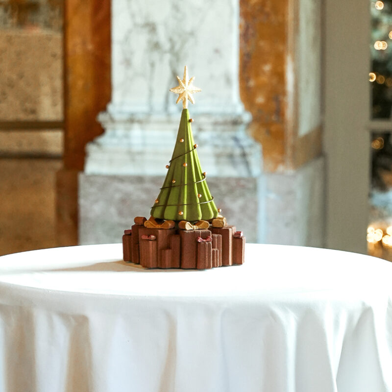 bûche bordeaux noël patisserie